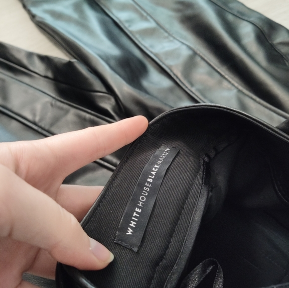 White House Black Market Vegan Leather Pants - Picture 5 of 5